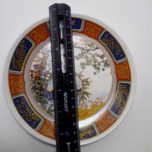 Asian decorative plate nature and birds | 9/10 - Picture 9 of 9